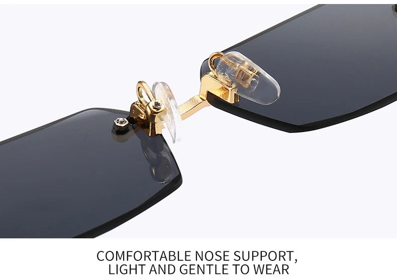 Rimless Rectangular Shades